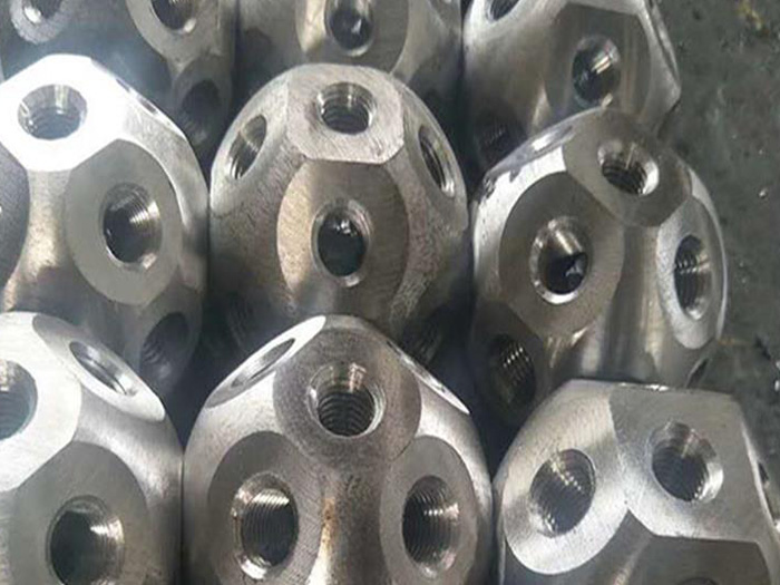 德州螺栓球网架杆件制作